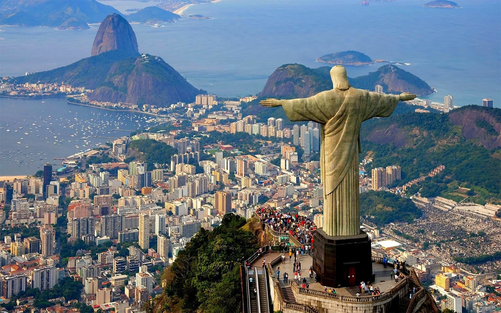 Rio de Janeiro — Christ the Redeemer and bay