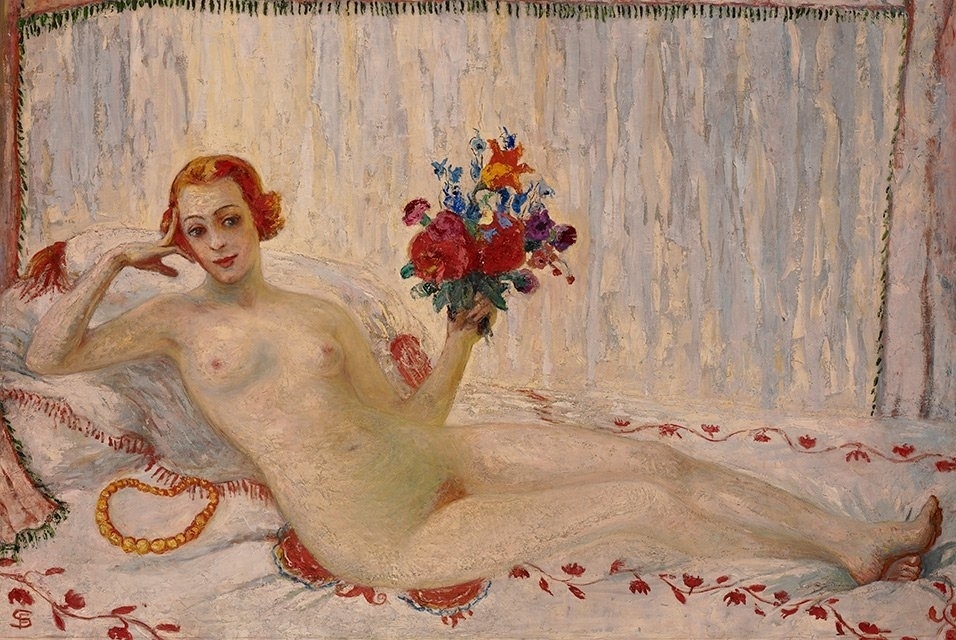 Florine Stettheimer - A Model (Nude Self-Portrait), 1915
