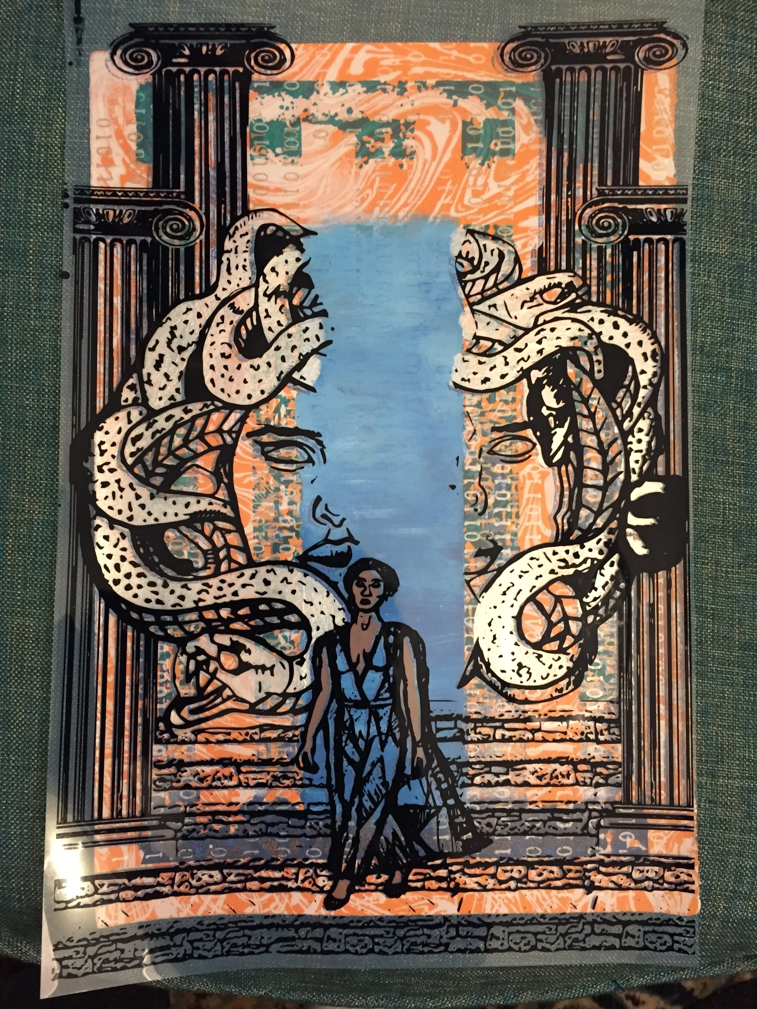 Process Stencil Painting