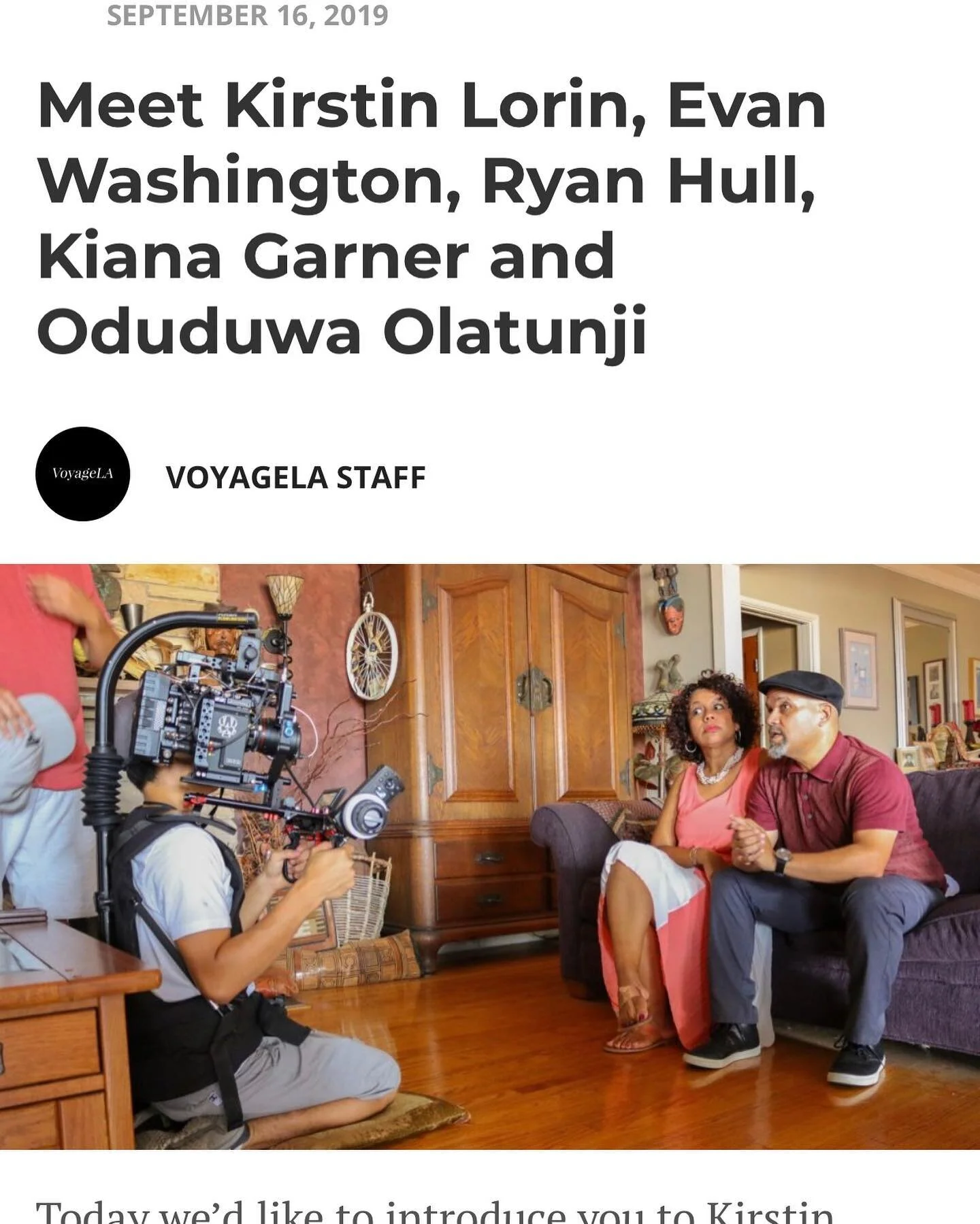 Thank you @voyagelamag for sharing @snhprod&rsquo;s story. For Evan&rsquo;s Sake is just one of the many projects we have in store which you all will be able to enjoy from the comfort of your house this Friday on @revolttv