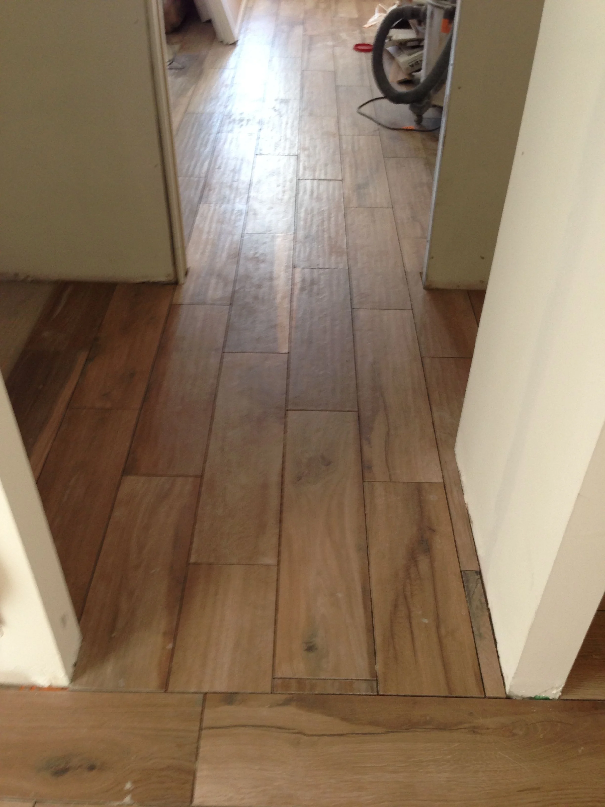 The floor looks like THIS! Not bad for a 2 month wait.