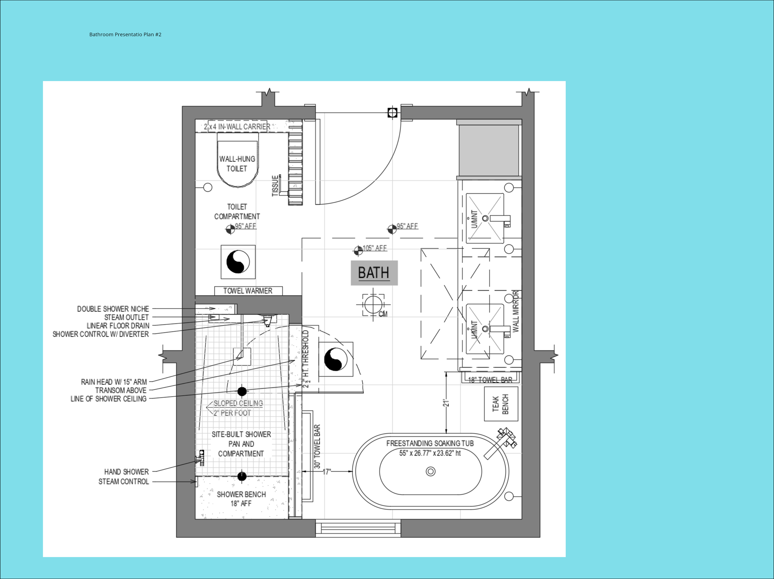 Bathing Space Layout A Luxury Bath Renovation | Our Project Scope - Articulated Design ...
