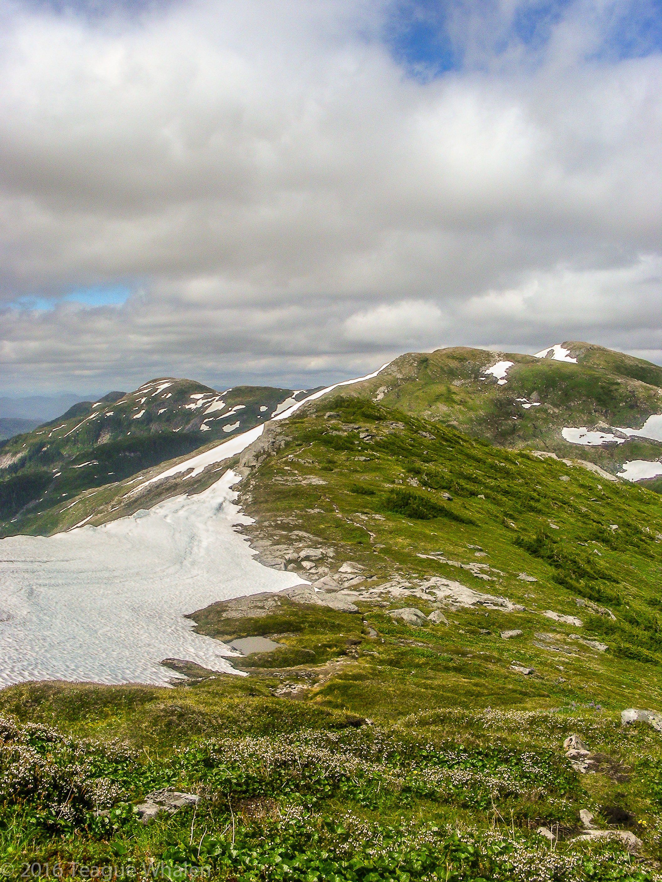 Hiking to Blue Lake from Deer Mt.