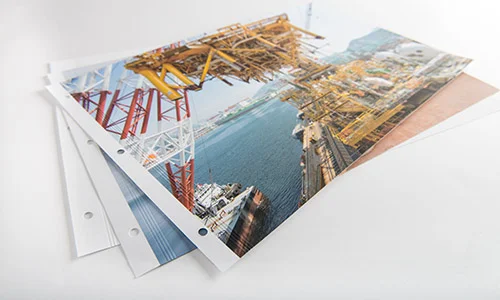 Digital printing portfolio prints