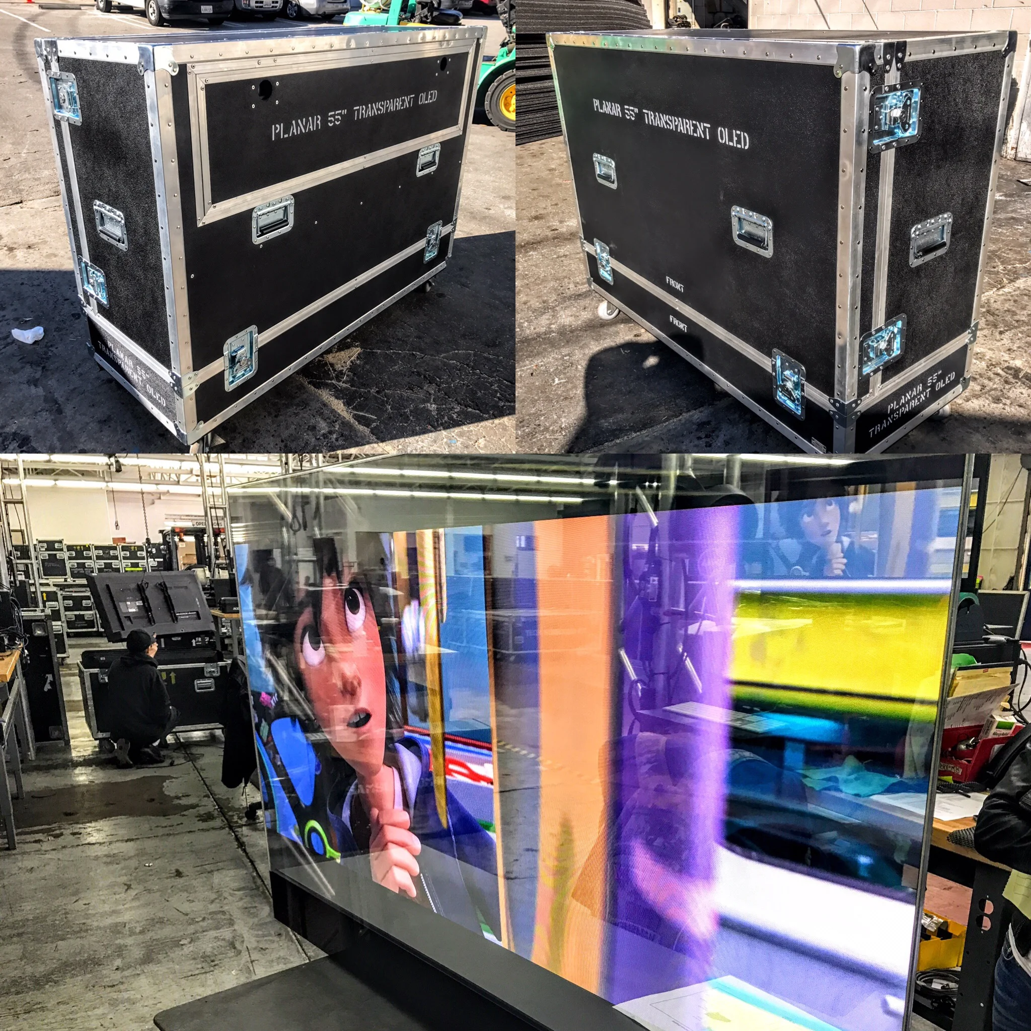 Planar 55" Transparent OLED