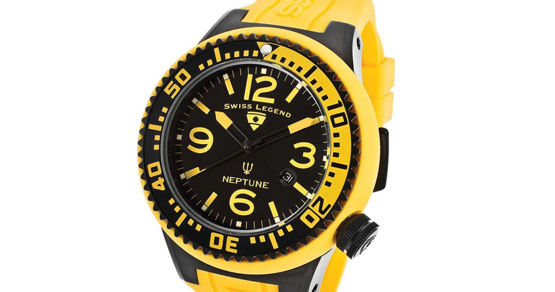 Swiss Legend Neptune - Black & Yellow