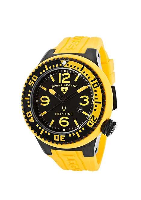 Swiss Legend Neptune Black Yellow Texxtime