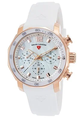 Women's Swiss Legend Blue Geneva Chrono