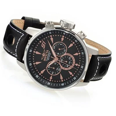 Invicta 48mm S1 Rally GPX Quartz Silver-tone/Black