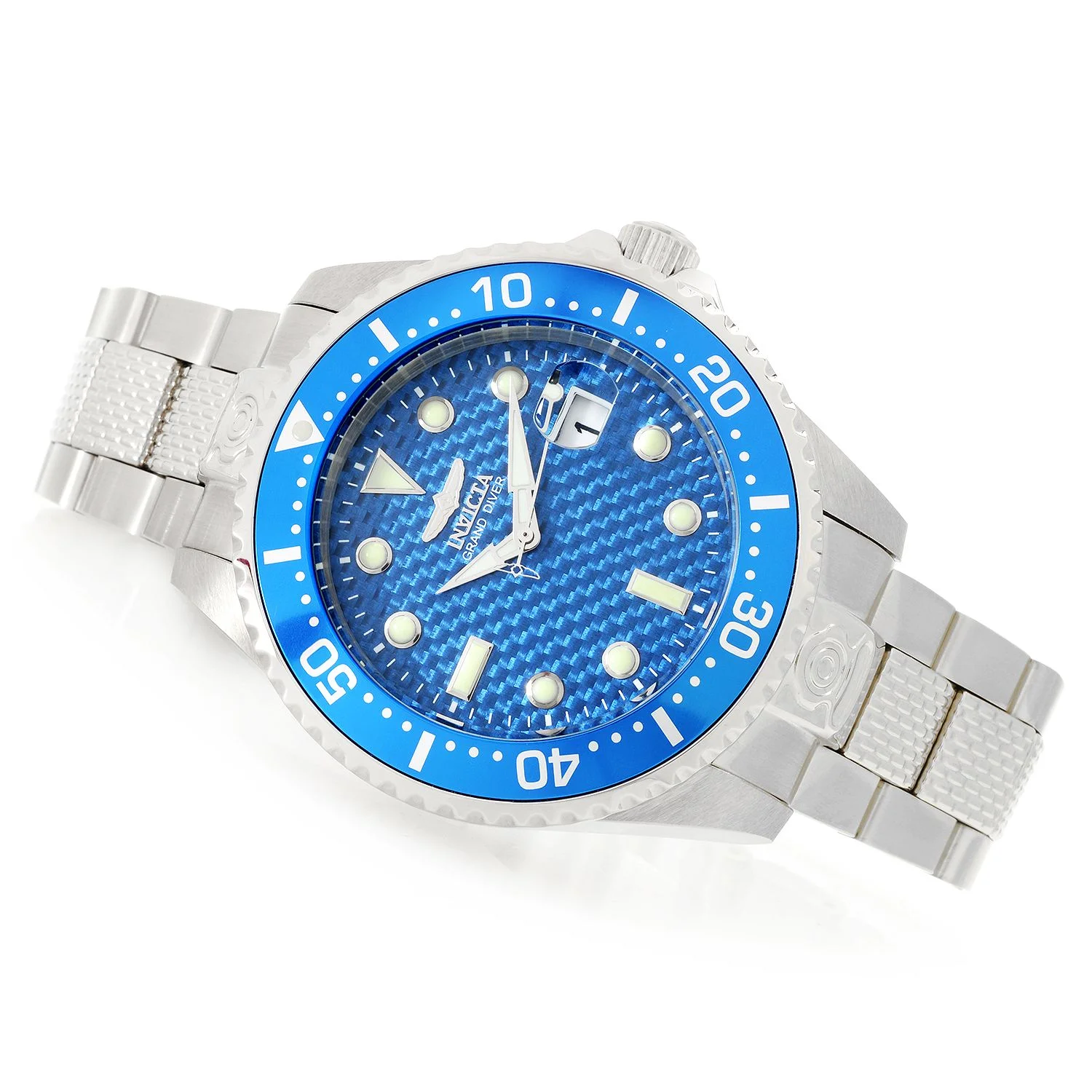 Invicta 47mm Grand Diver Automatic Steel Blue