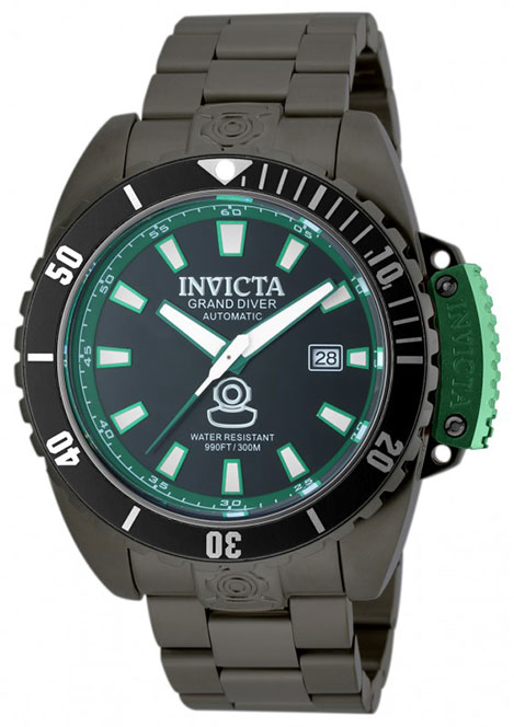 Invicta 48mm Grand Diver Automatic Black — TEXXTIME
