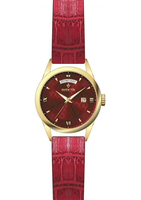 Invicta Vintage Quartz Red — TEXXTIME display picture 3
