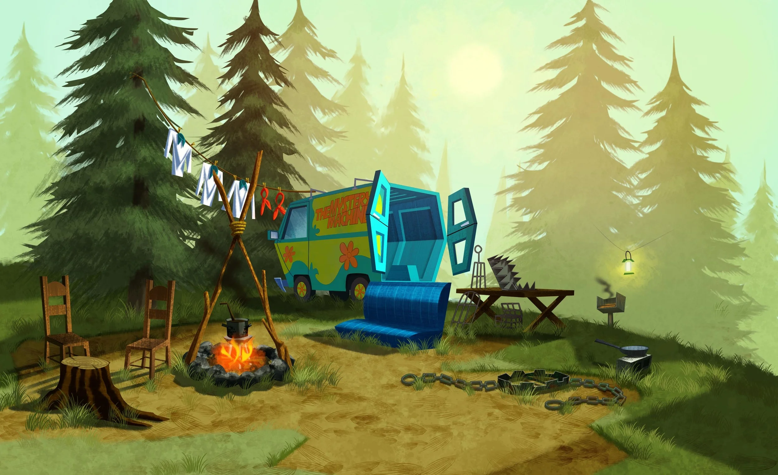 Scooby Doo Mystery Inc. background