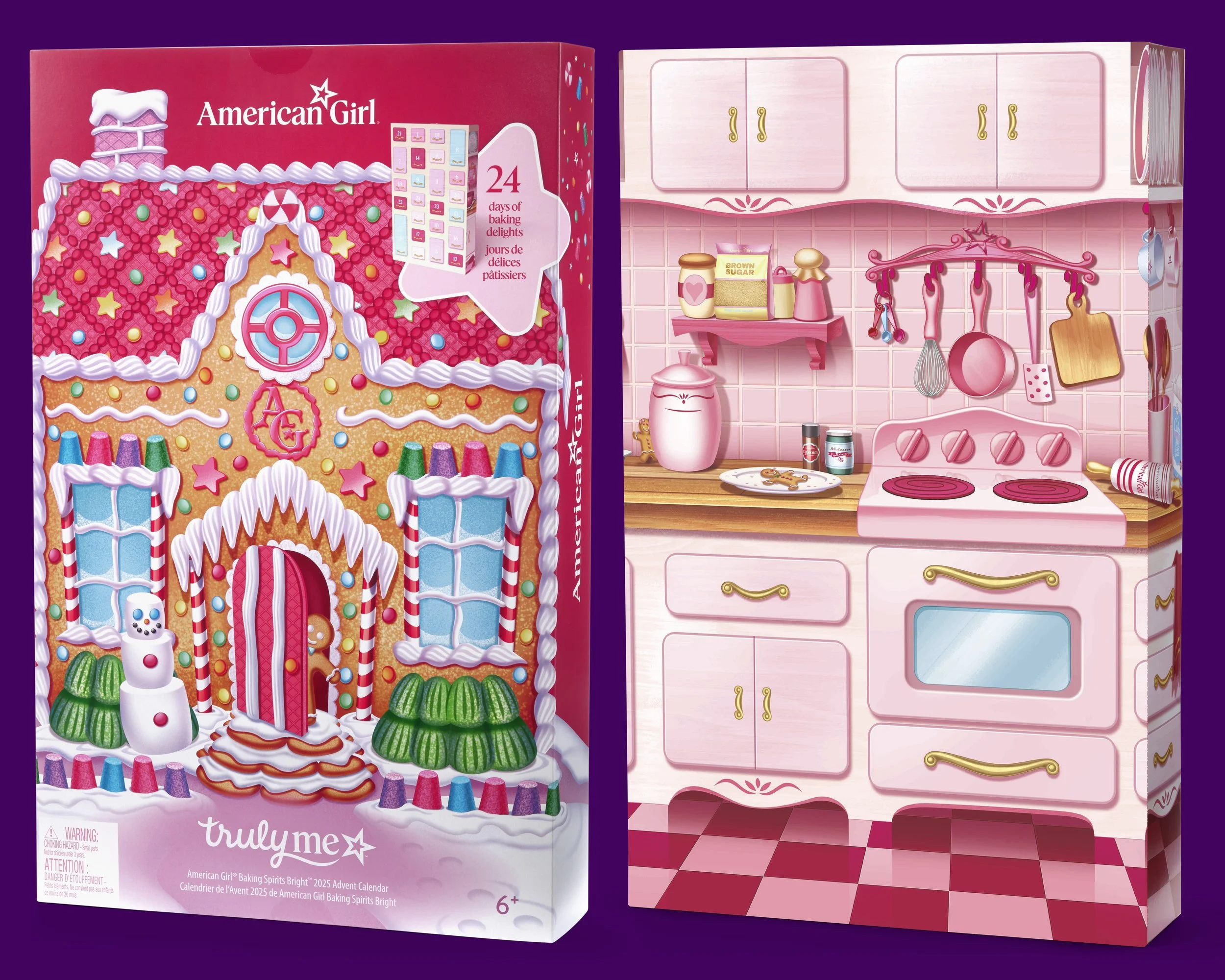 American Girl Advent Calendar Illustration