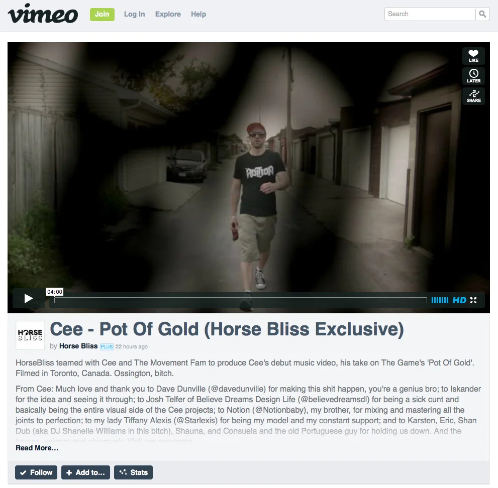 Cee - Pot Of Gold (Horse Bliss Exclusive)