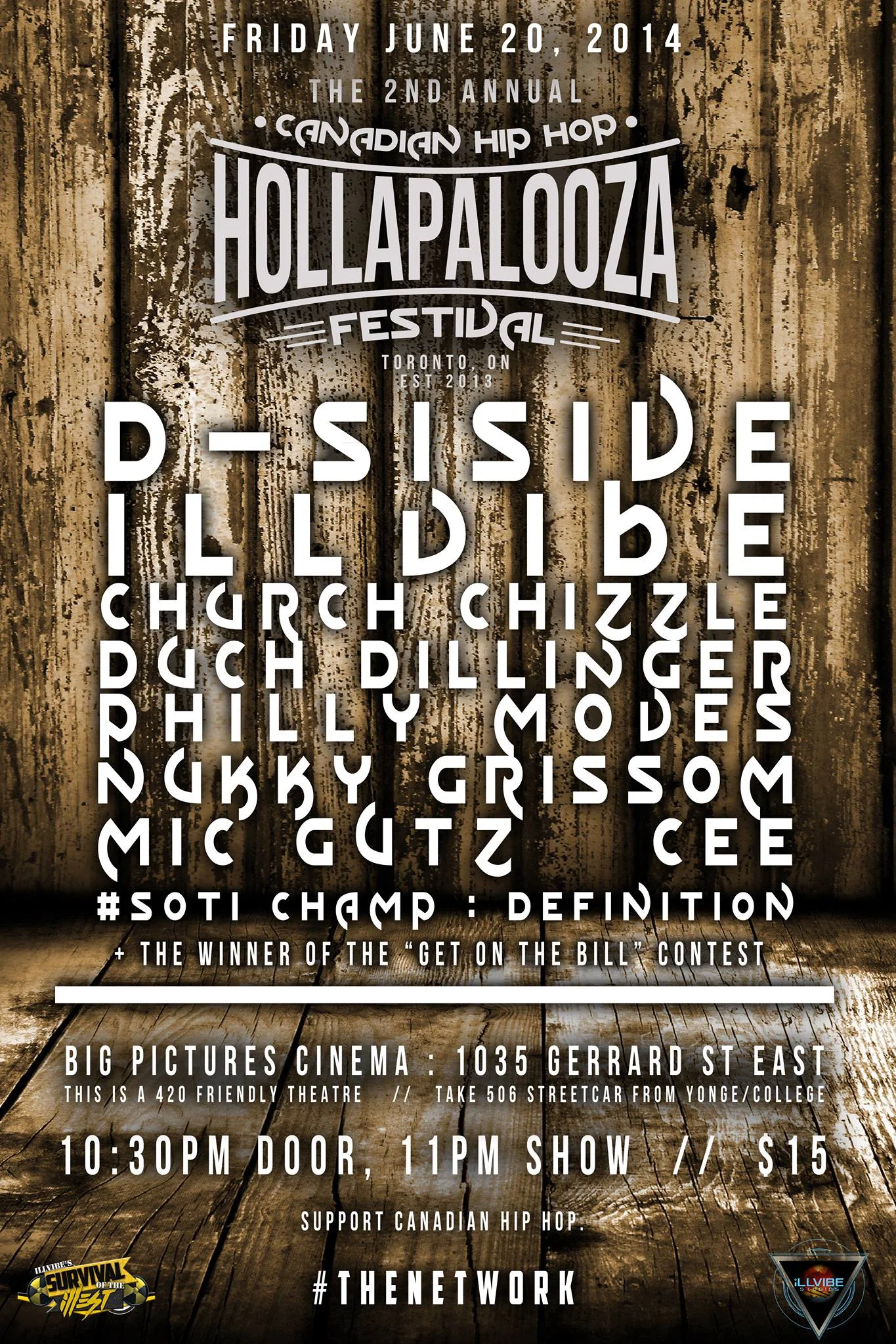 Cee to rock at HollaPalooza 2014 in Toronto - June 20th