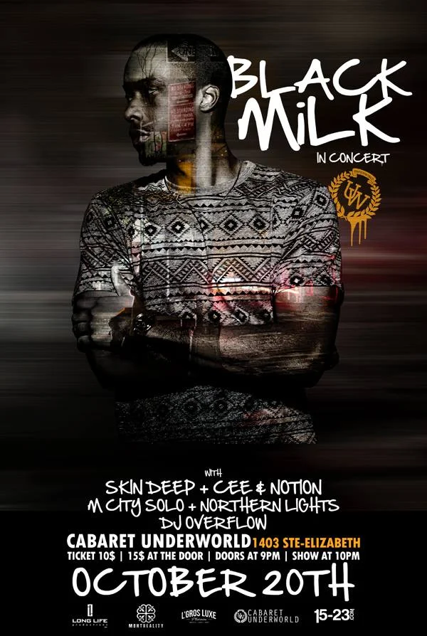 Cee + Notion open for Black Milk in Montreal