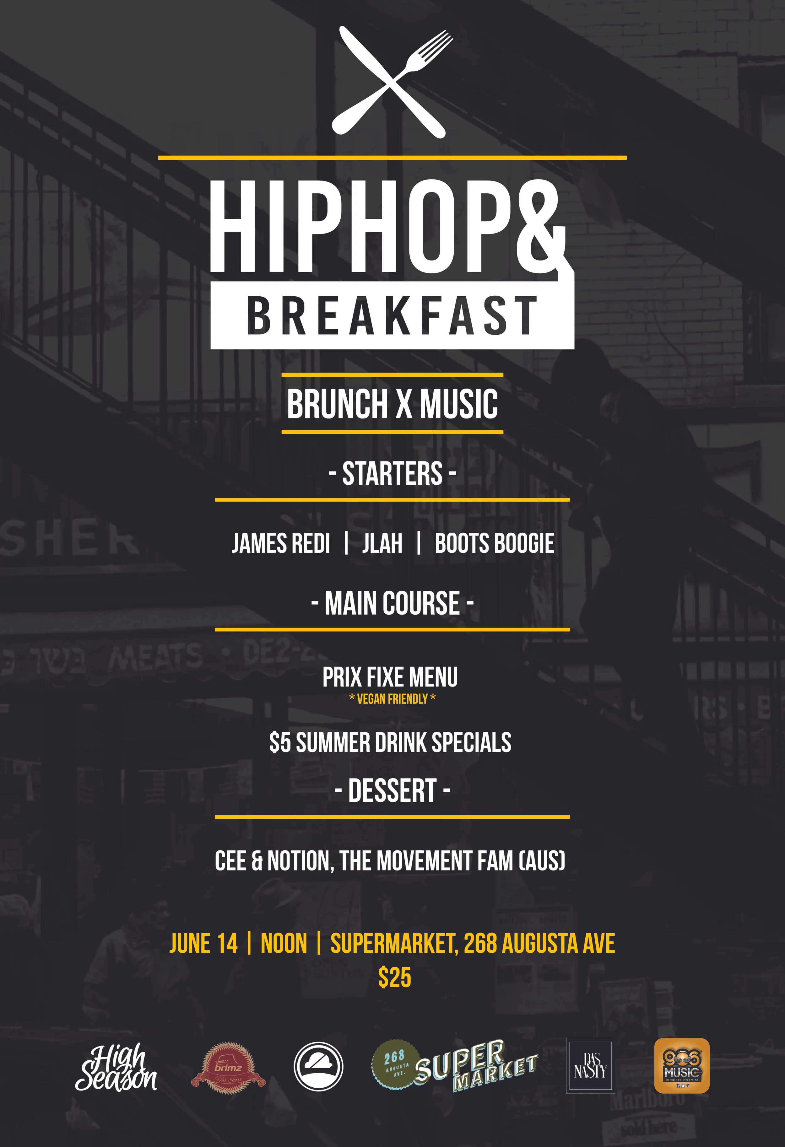 Hip Hop & Breakfast | Toronto Edition | June 14th