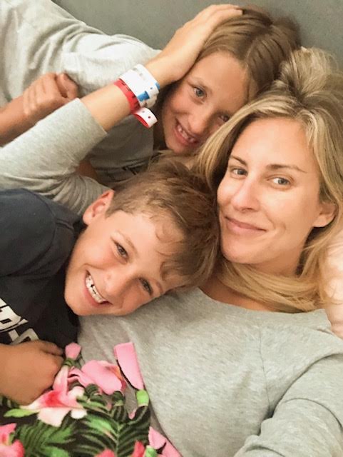 Ashley takes advantage of her unusual work schedule and capitalizes on being able to spend the afternoon with her kids while many working parents are still on the clock.