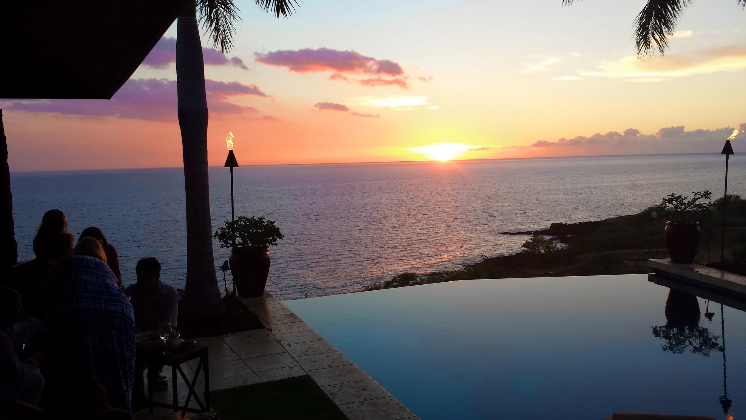Sunset Appetizers - Kohala Coast, Big Island