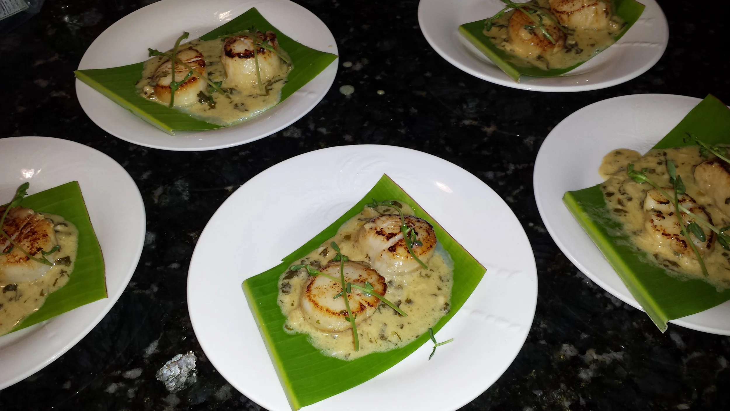 Seared Scallops with Ginger Beurre Blanc