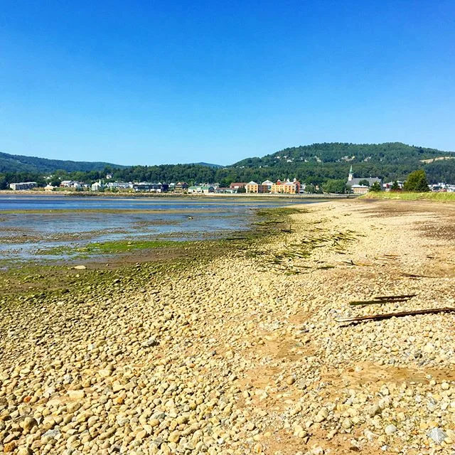 Our sleepy little village doesn&rsquo;t look half bad from over this side of the bay.