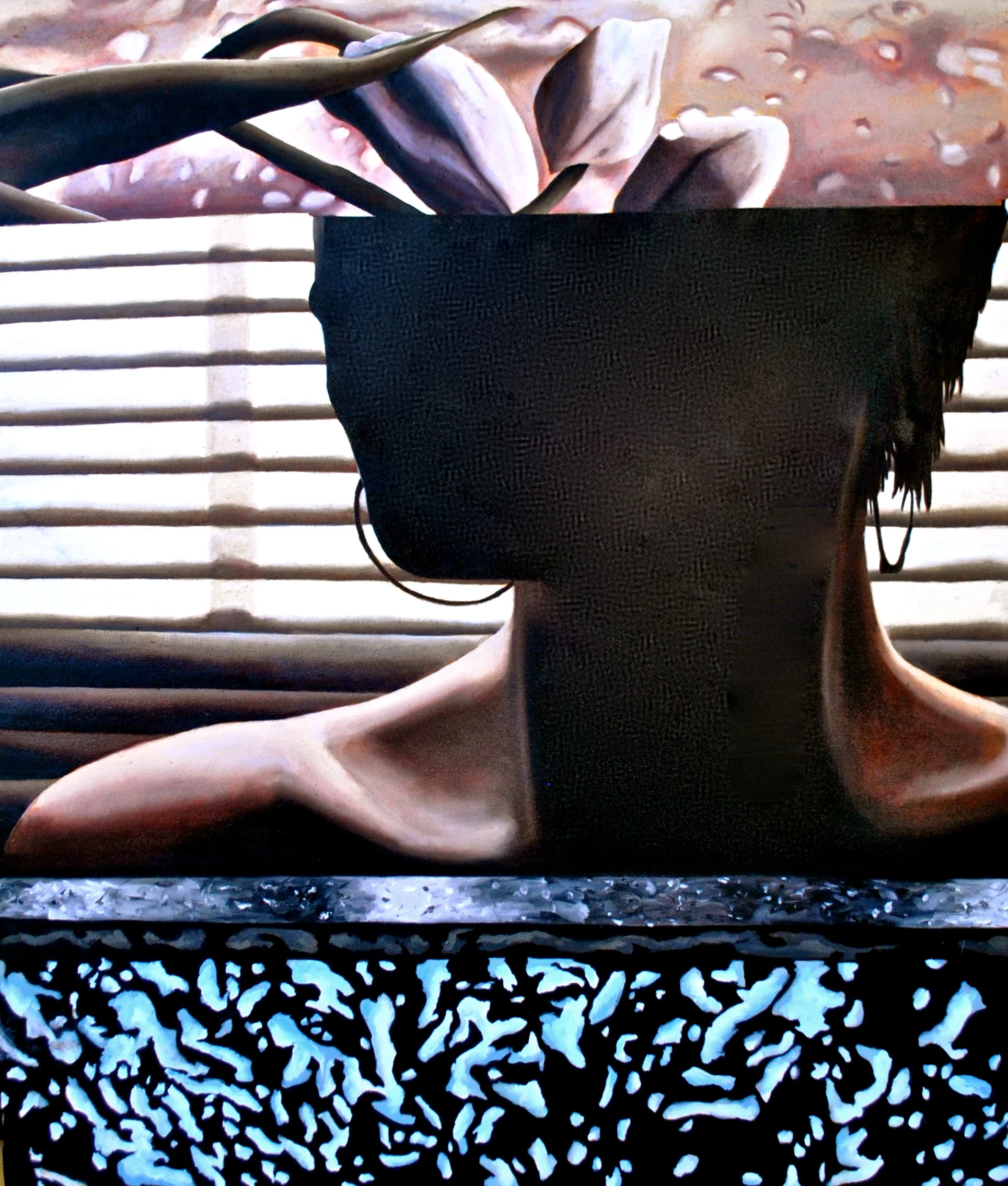 August. oil paints/mediums, rabbit-skin glue, cotton canvas. 2013