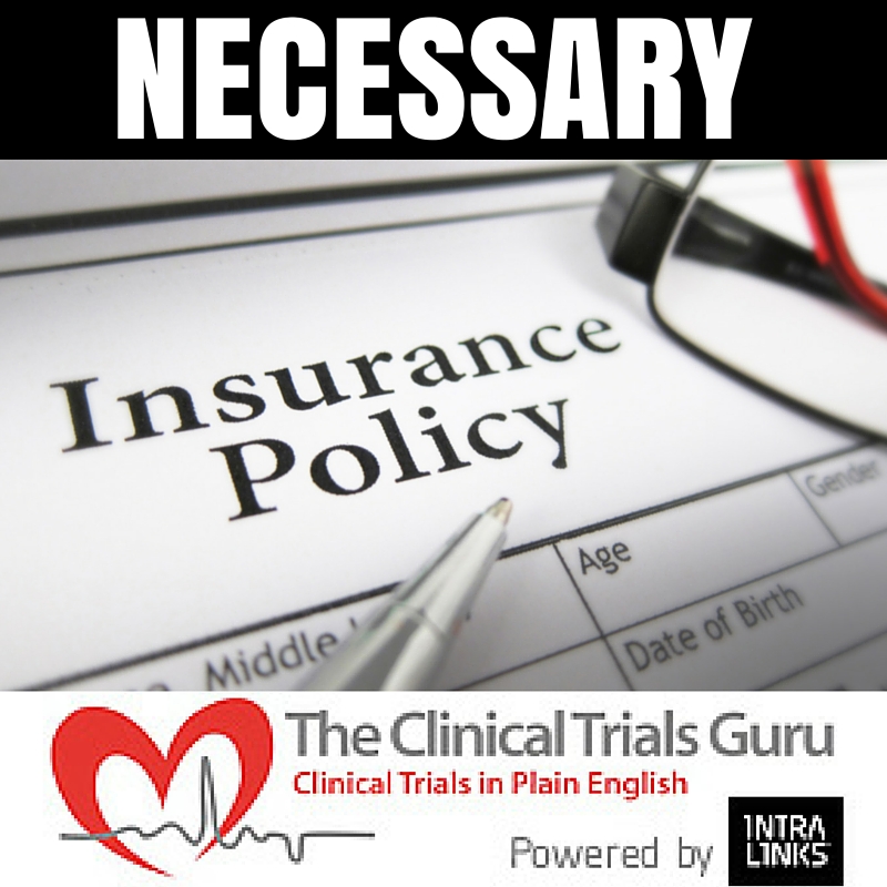 insurance for research sites ISN'T always easy to find, but it is important to obtain.
