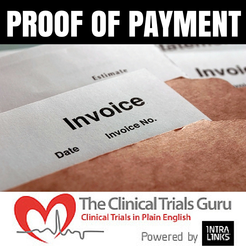 Leveraging a marketing company is one way to provide proof of payment before advertisement is complete. 