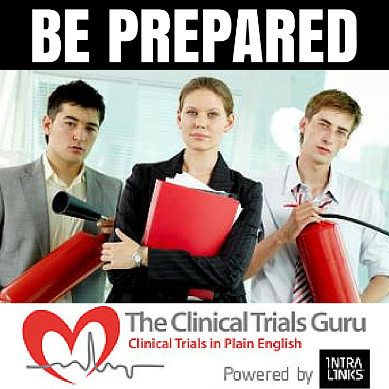 If you are taking over a study from a coordinator, you will have to know how to put out the fires at your site.