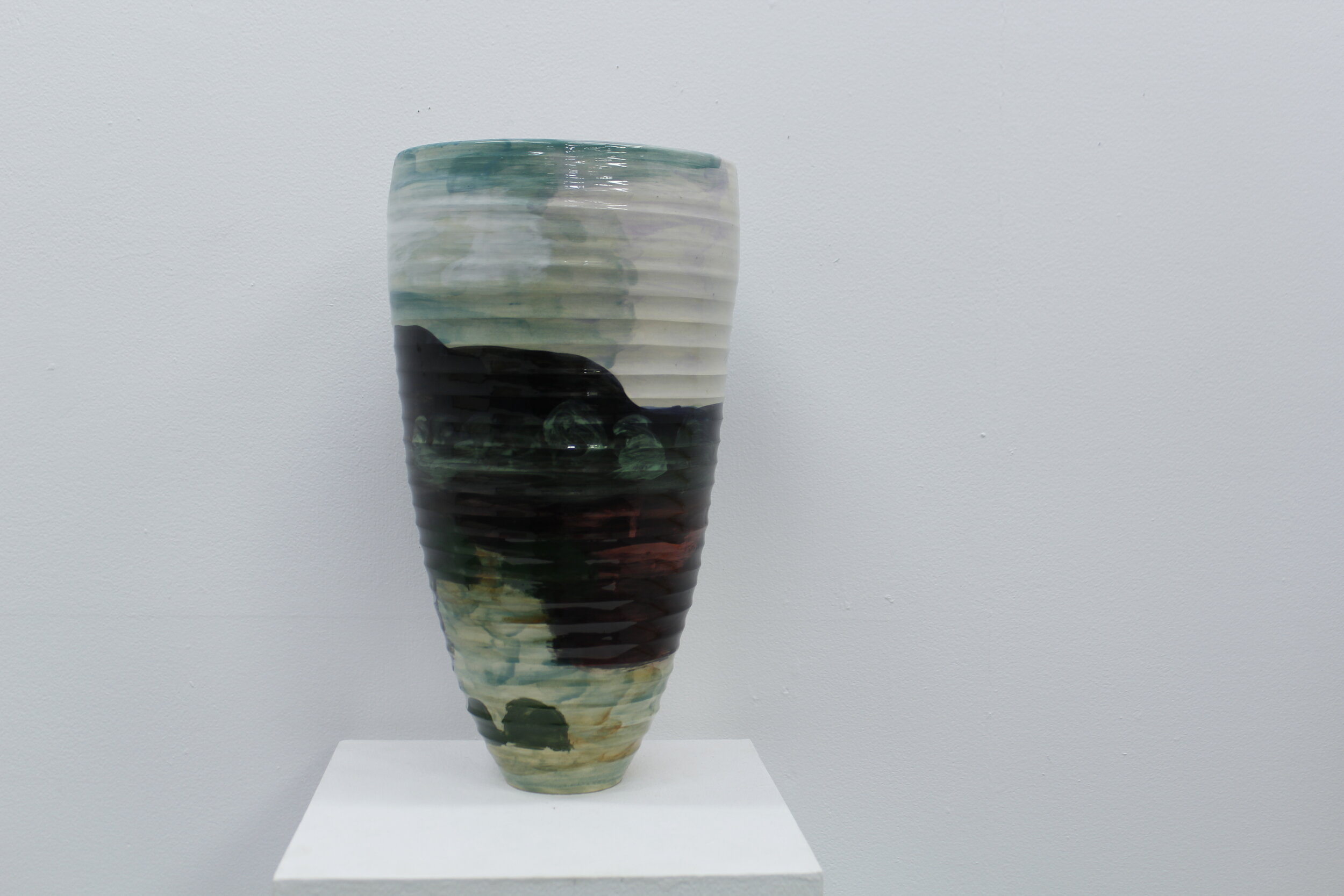 David Usher 'Flinders #21', 2009, ceramic vessel, 40 x 20cm