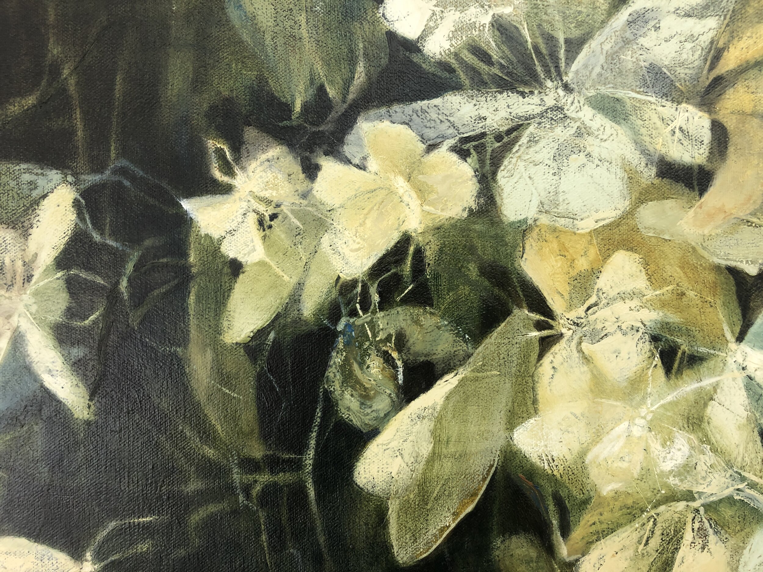 Monica Usher, 'Day of the Moth', 2020, oil on canvas, 79 x 64cm SOLD