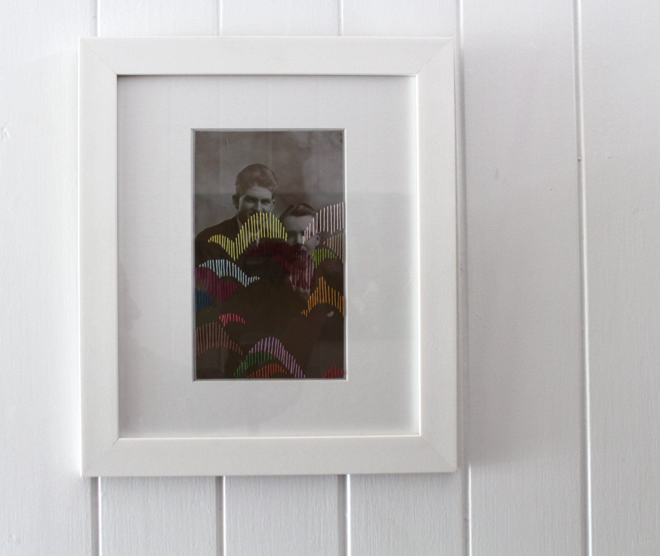 Tiffany Shafran, 'Adventure Sampler #10', 2012, embroidery floss on archival print