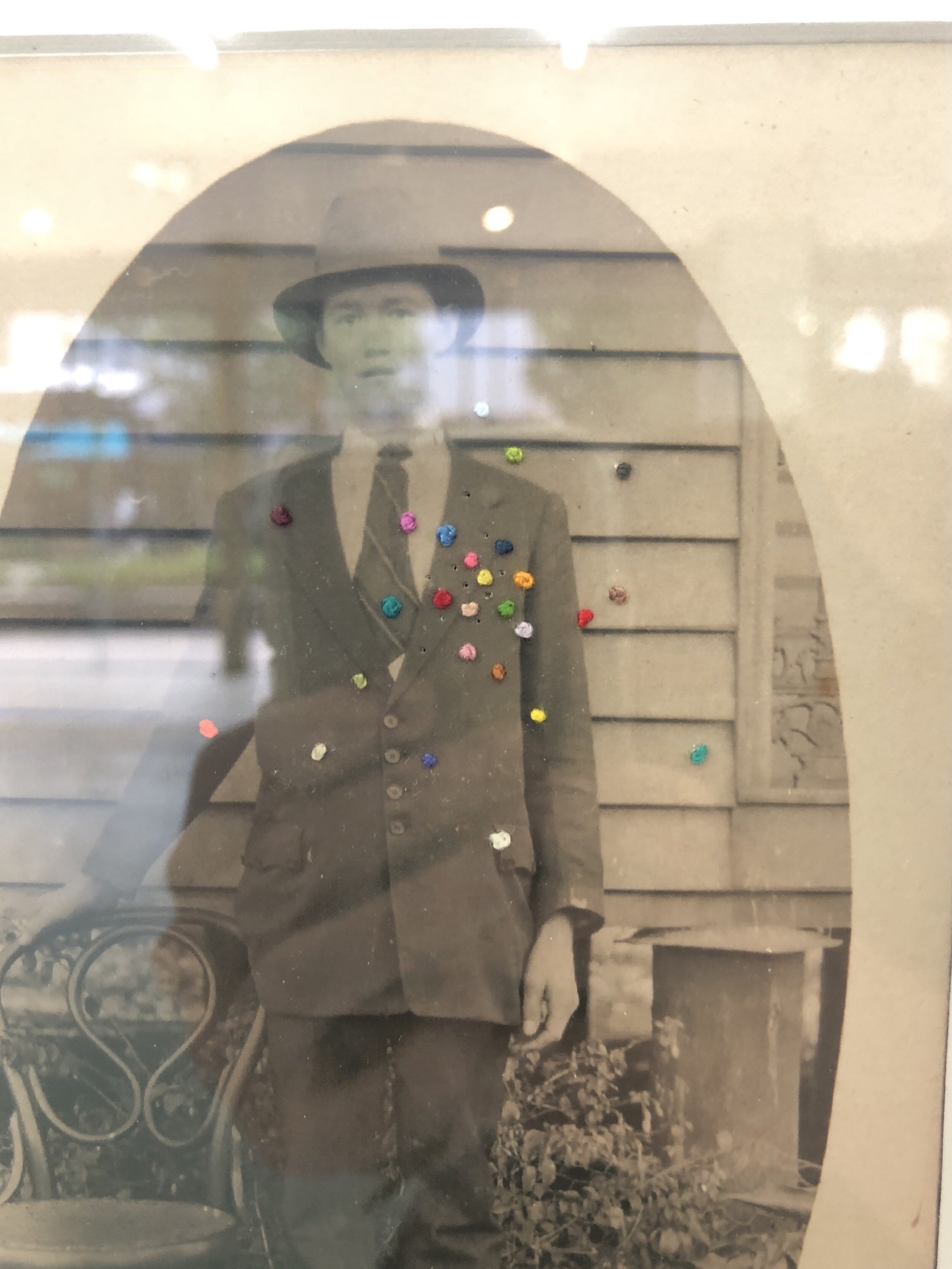 Tiffany Shafran, 'Adventure Sampler #23', 2012, embroidery floss on archival print