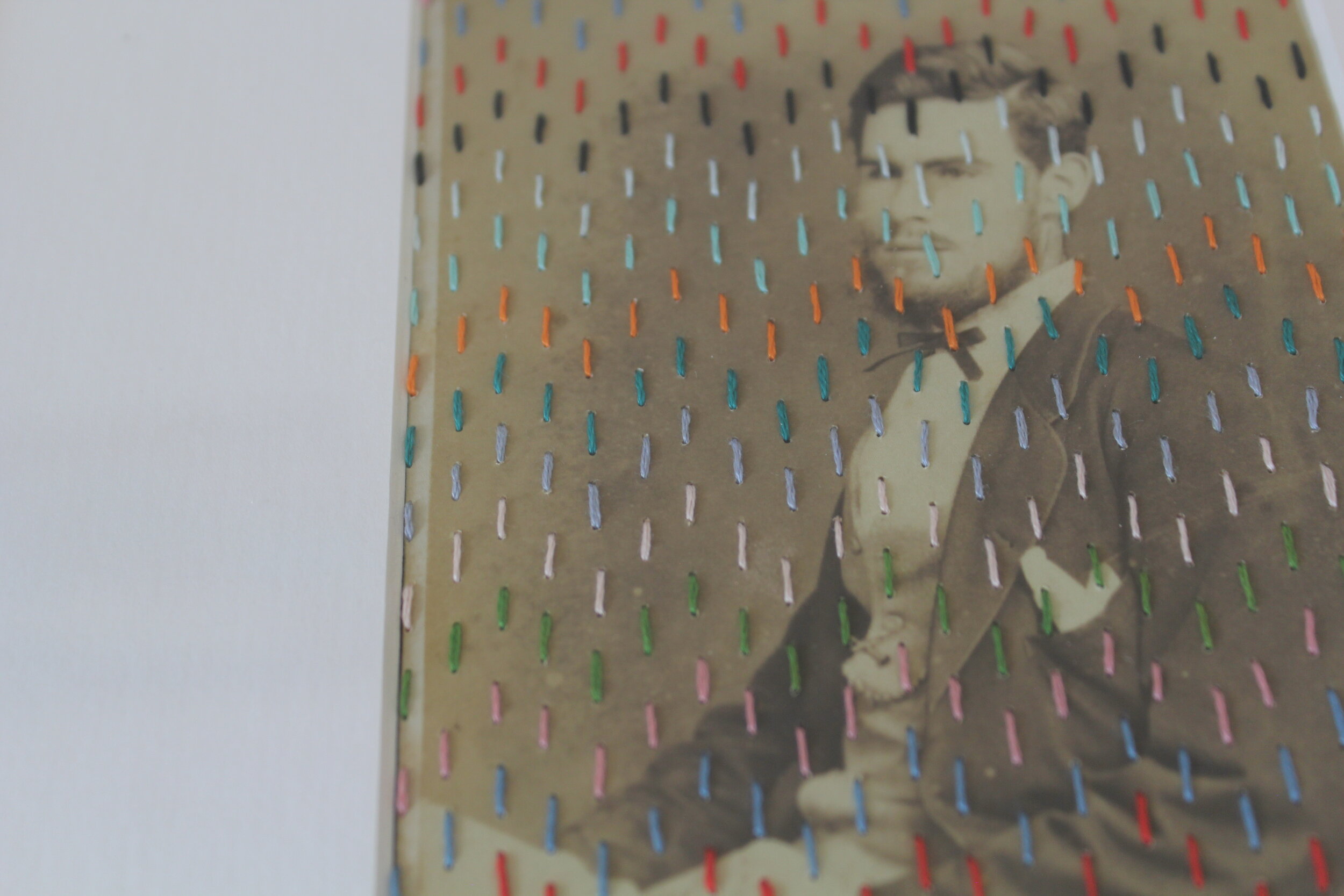 Tiffany Shafran, 'Adventure Sampler #31', 2012, embroidery floss on archival print