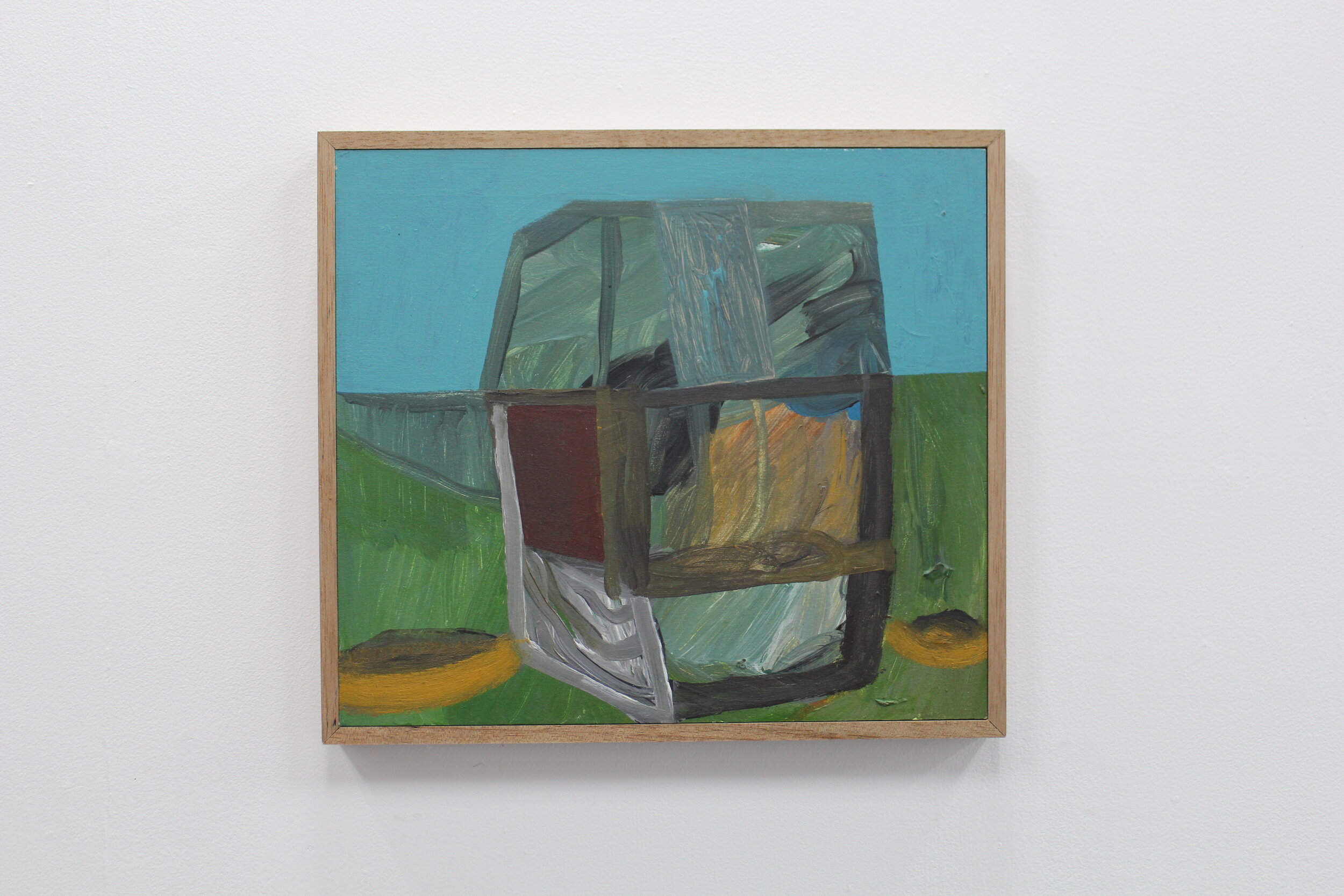 'The place in the Horizon (the room in the field)', 2020, 46 x 41cm, $850.00