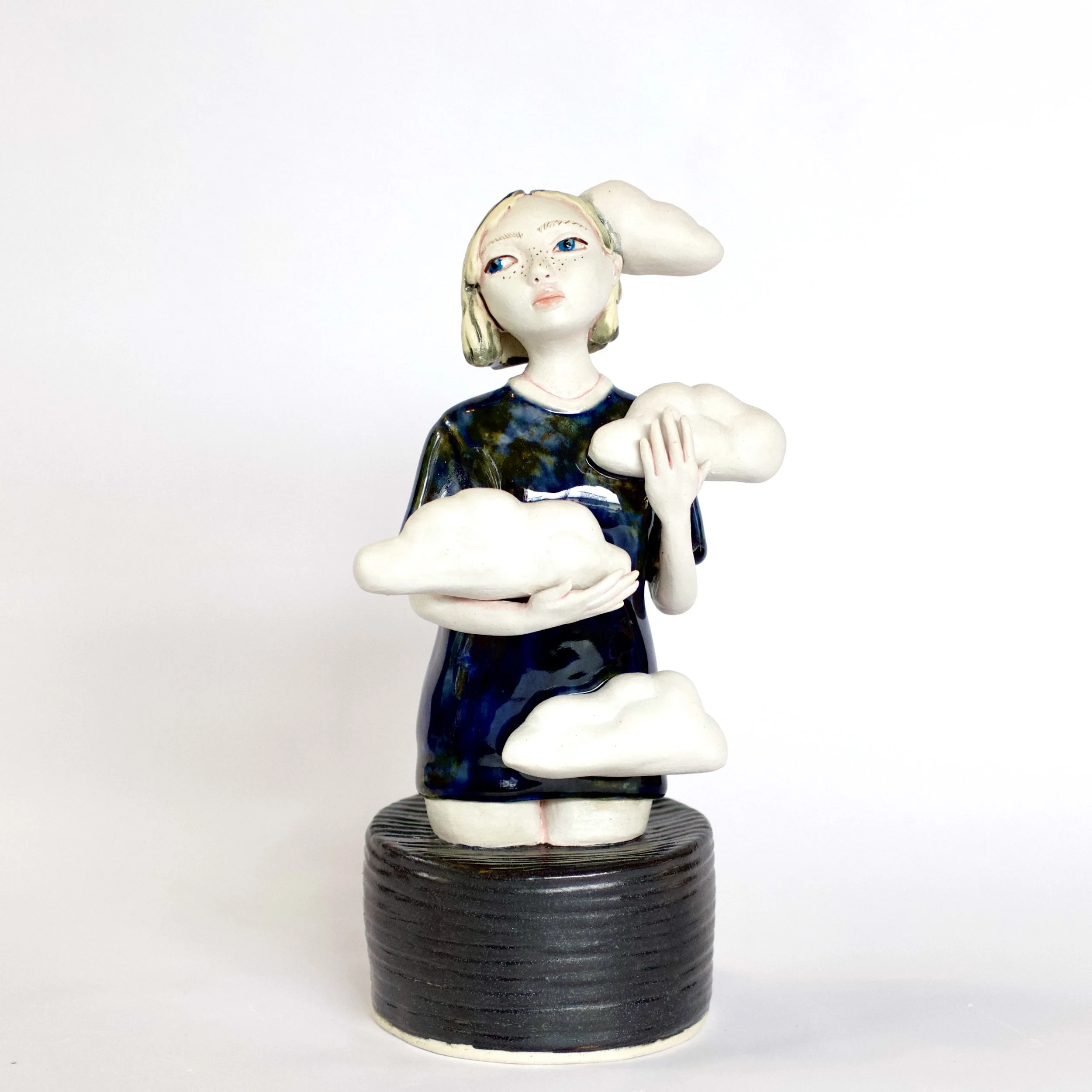 Libby Usher, 'Cumulus', 2023, stoneware, 22 x 12 x 9cm