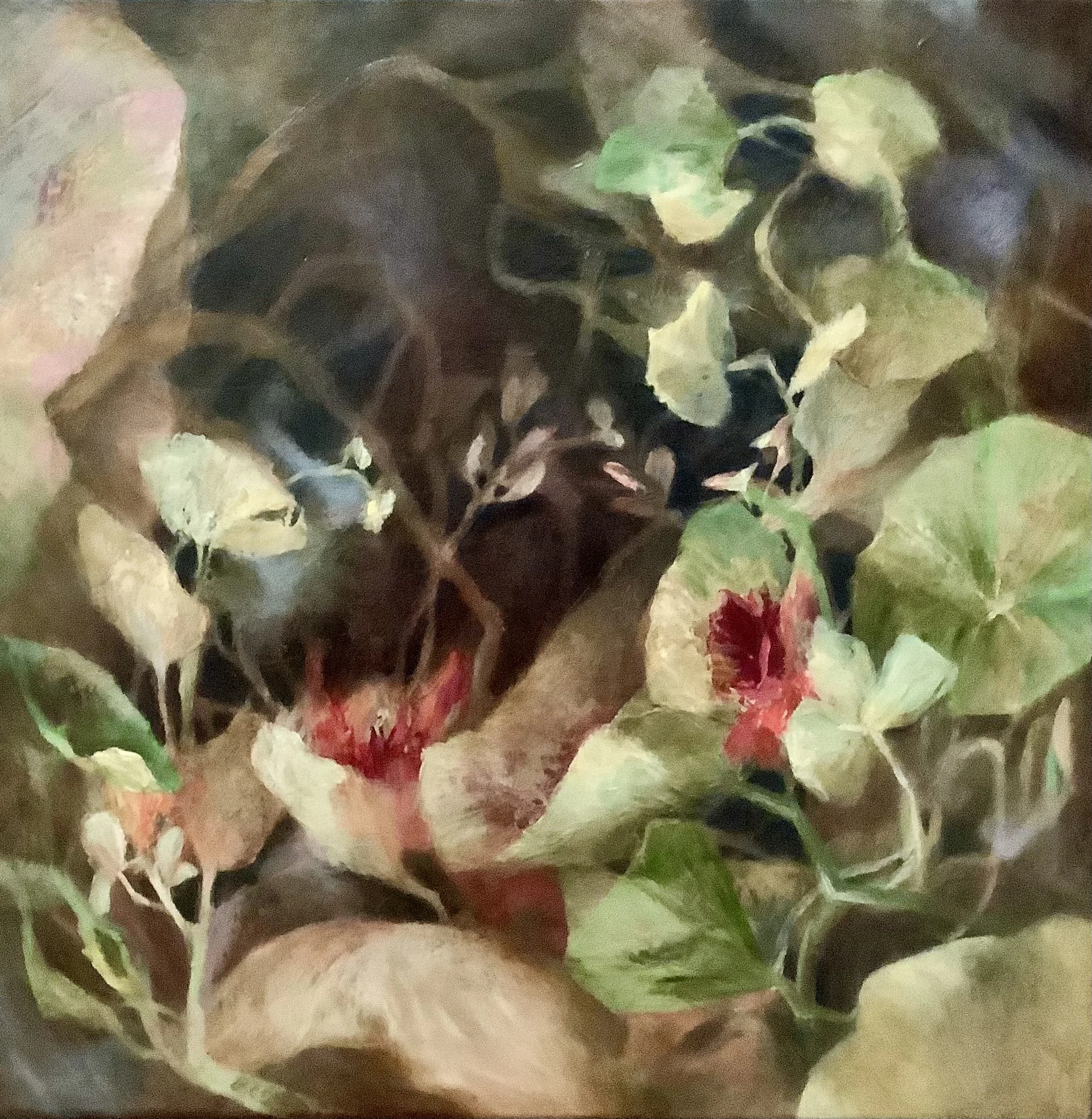 Monica Usher, 'Early Spring', 2023, oil on linen, 40x40cm