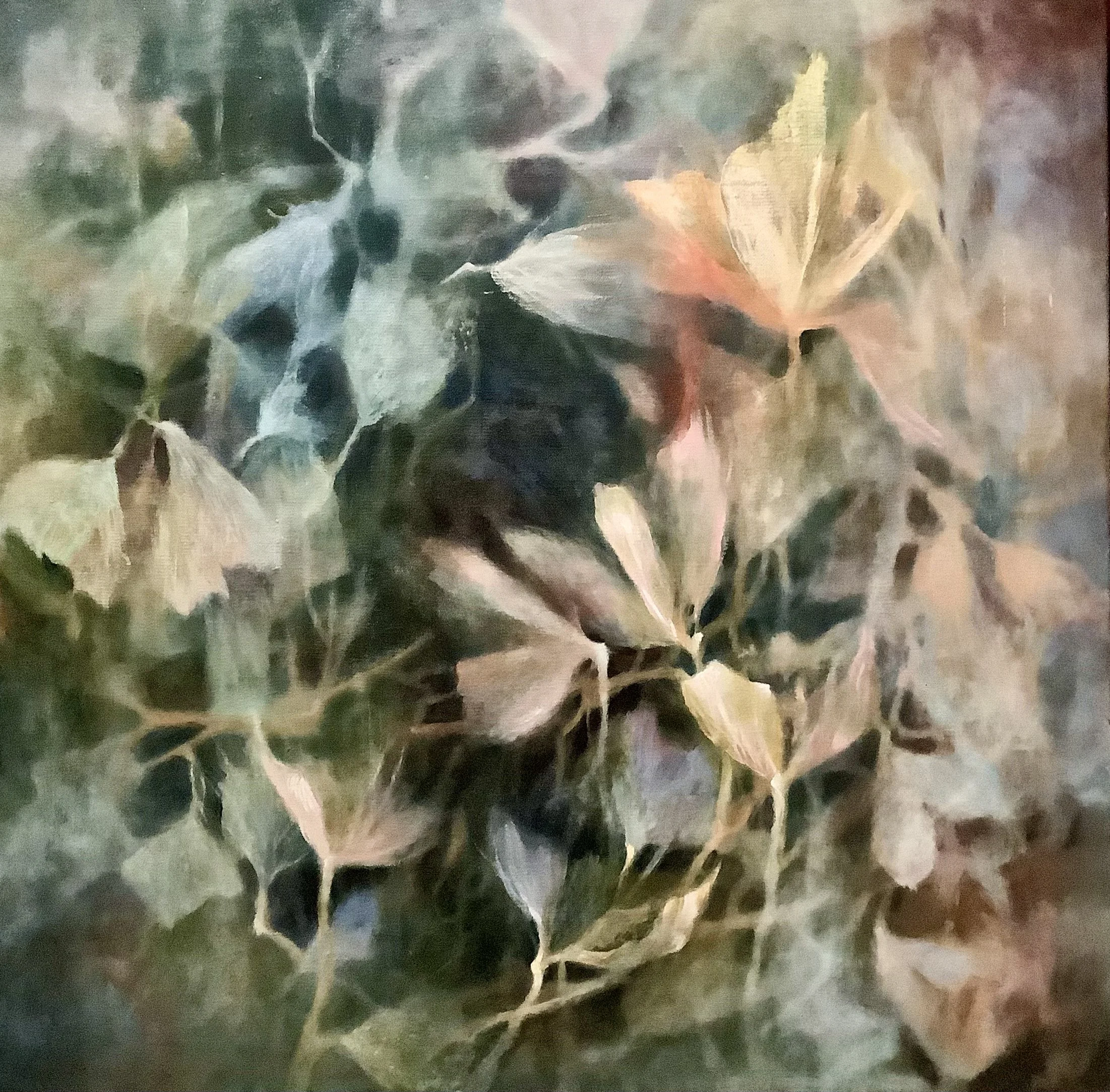 Monica Usher 'Twilight Reverie' 2023, oil on linen, 60x60cm