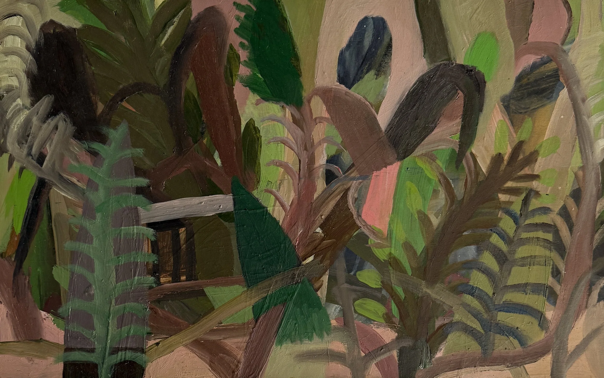 David Usher, 'Hank William Garden Blues #19', oil on board, 2017/2026, 29 x 46.5cm