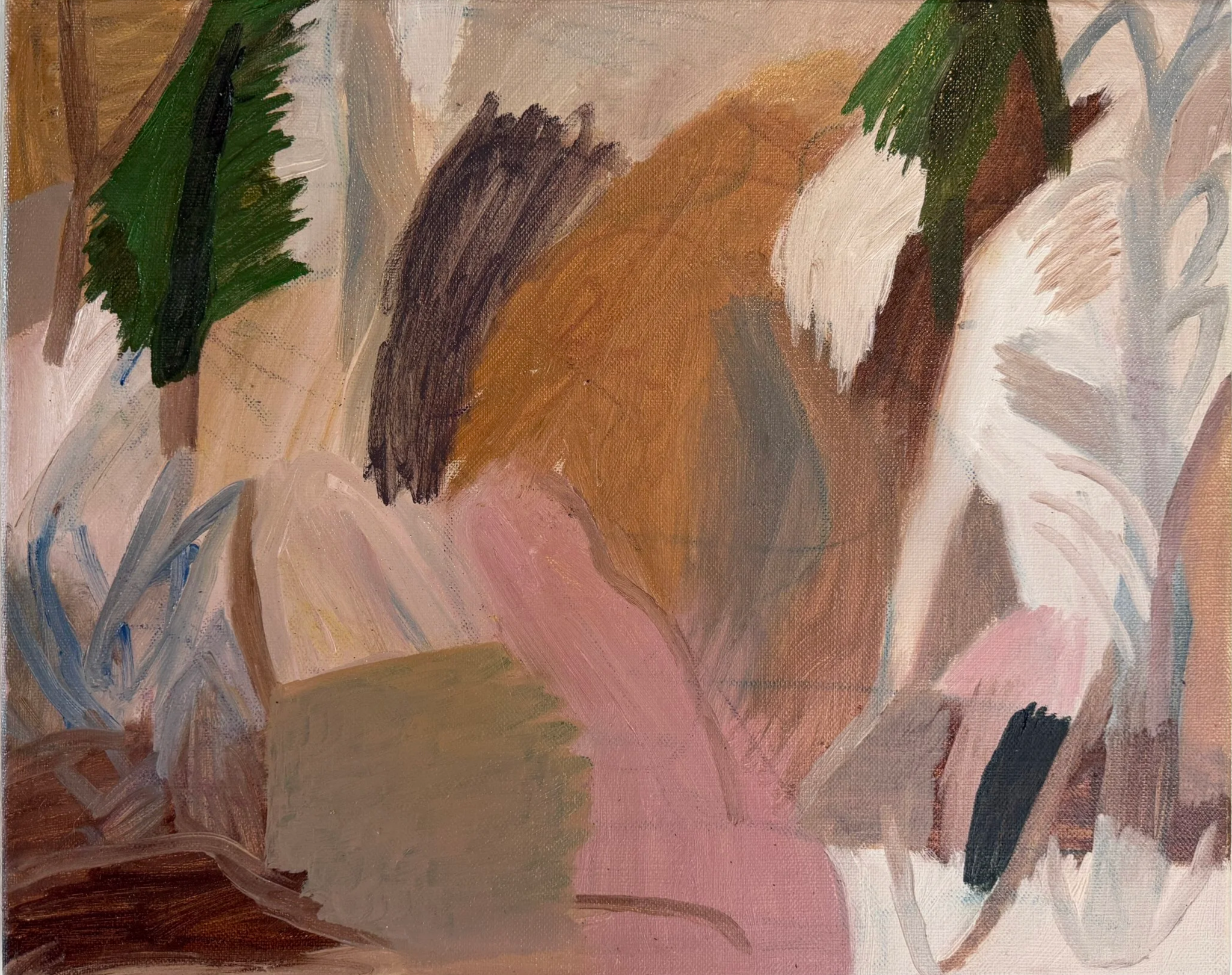 David Usher, Hampton Pines, 2024, 50 x 40cm
