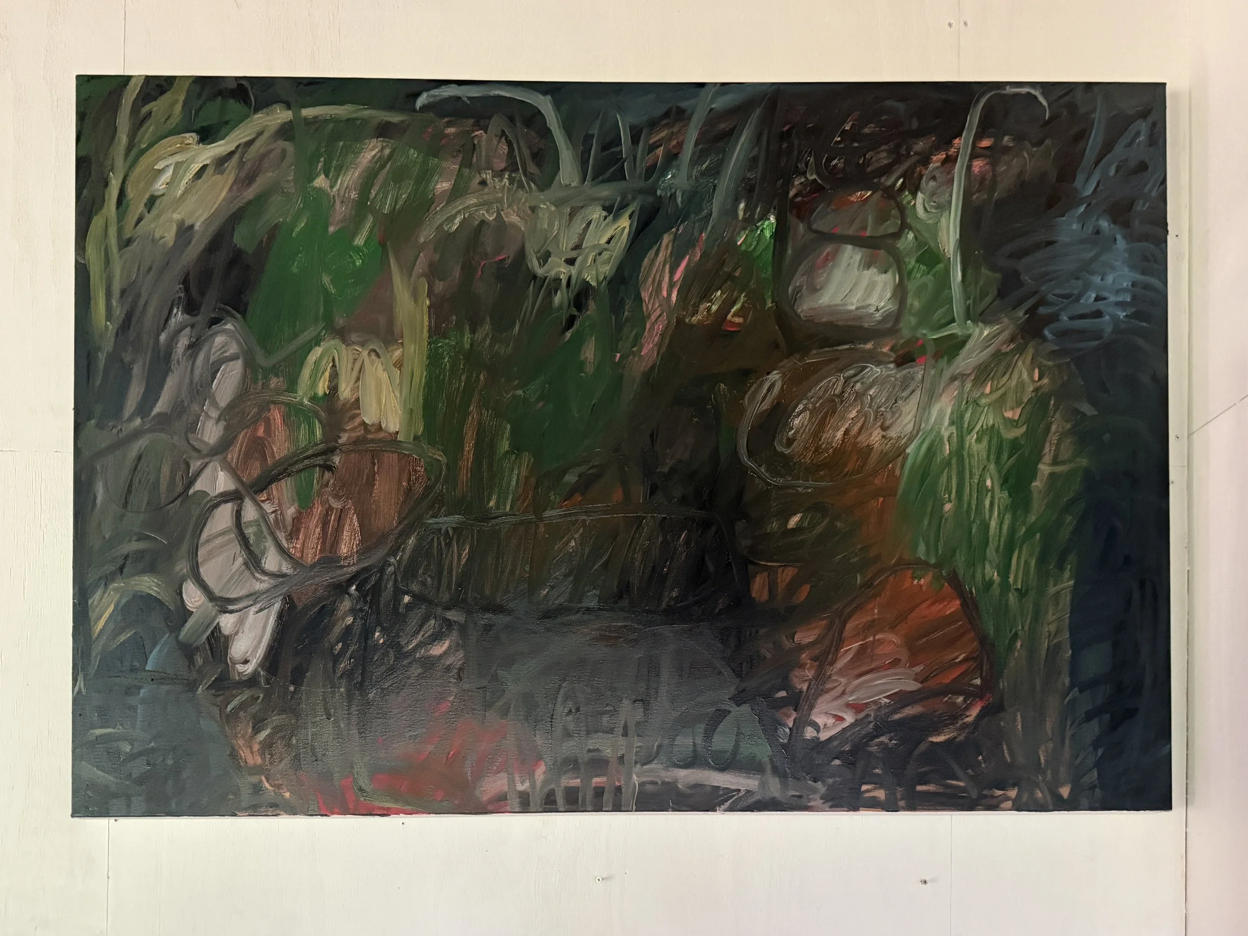 David Usher, 'Night Garden Dream', 2026, oil on canvas, 152 x 102