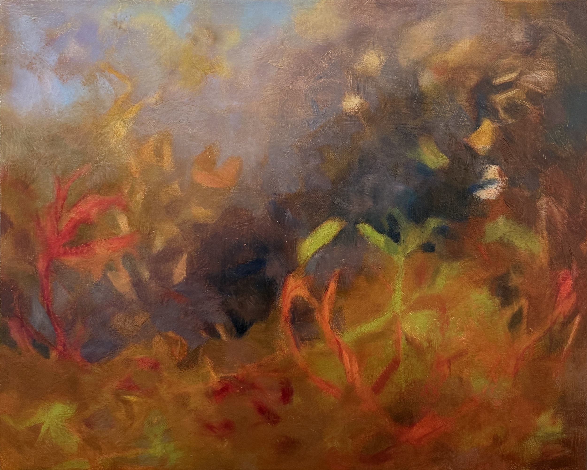 Monica Usher, 'World's Dust', 2026, oil on linen, 50 x 40cm
