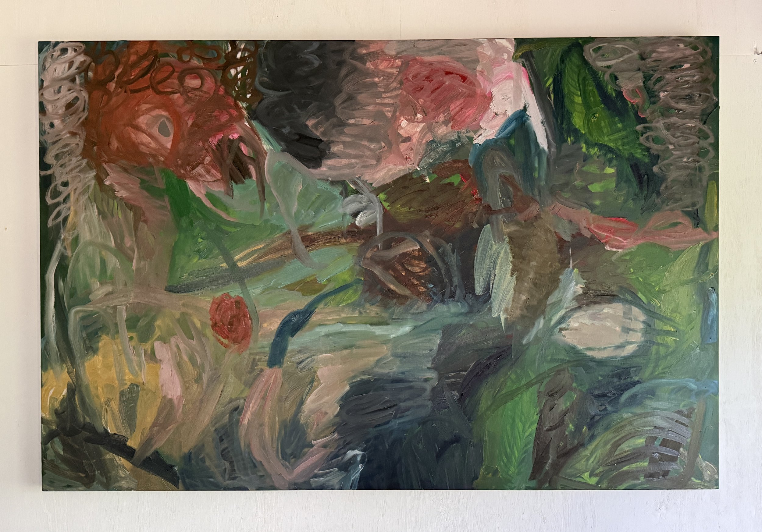 David Usher 'In the Kitchen', 2026, oil on canvas, 152 x 102cm