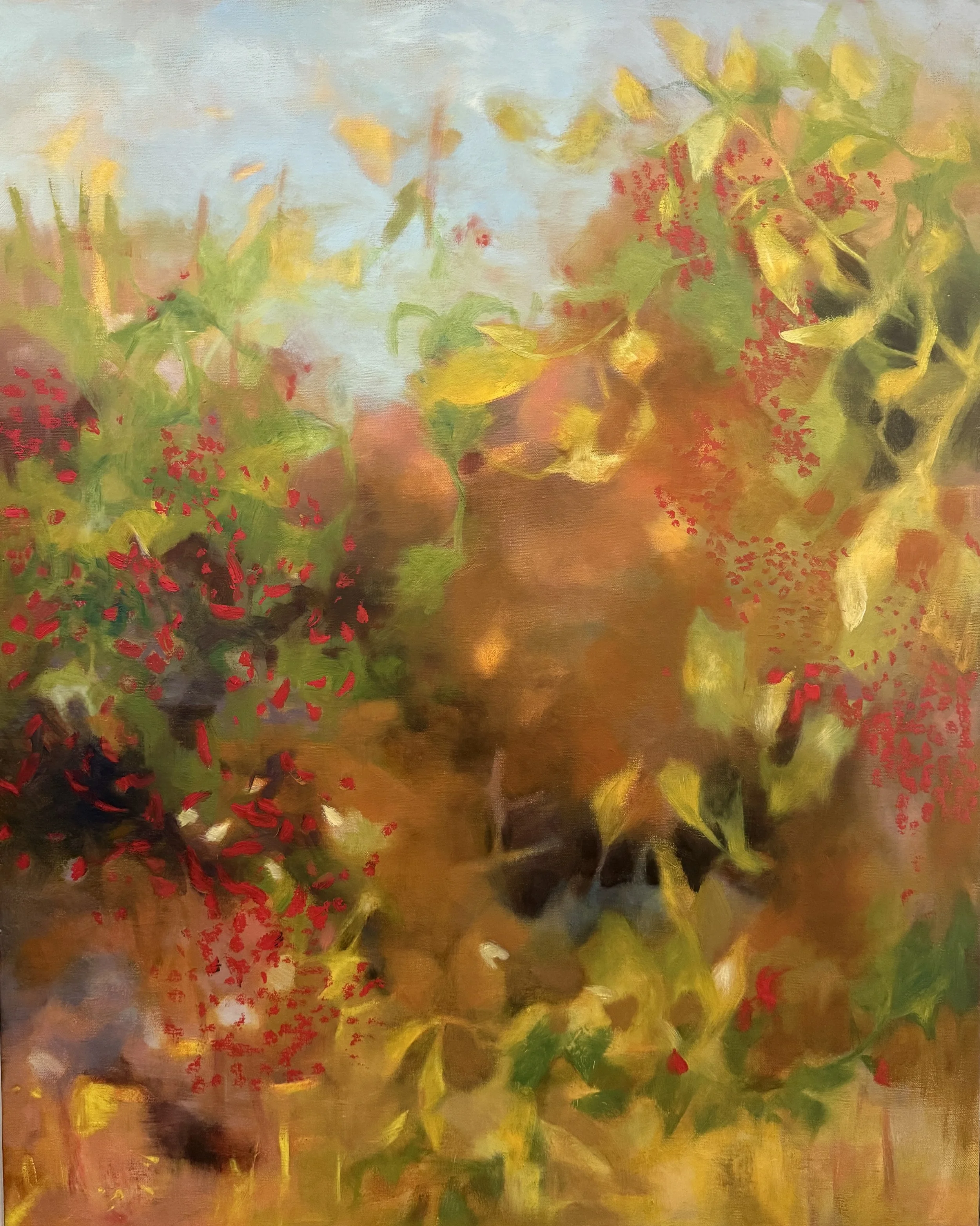 Monica Usher 'Wink at the Sun' 2026, oil on linen, 61 x 76cm