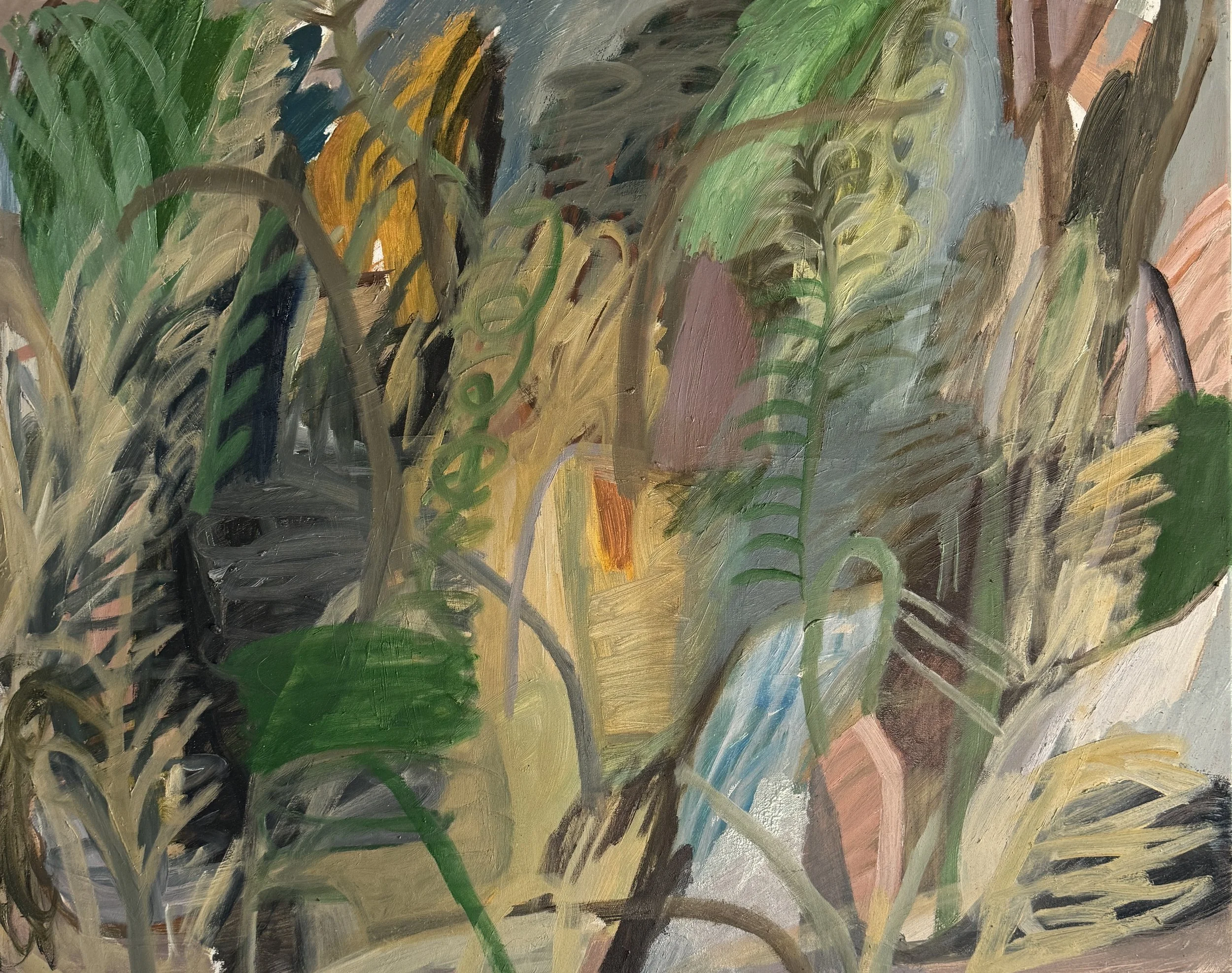 David Usher, 'Another Box of Rain' 2026, oil on canvas, 76 x 60cm