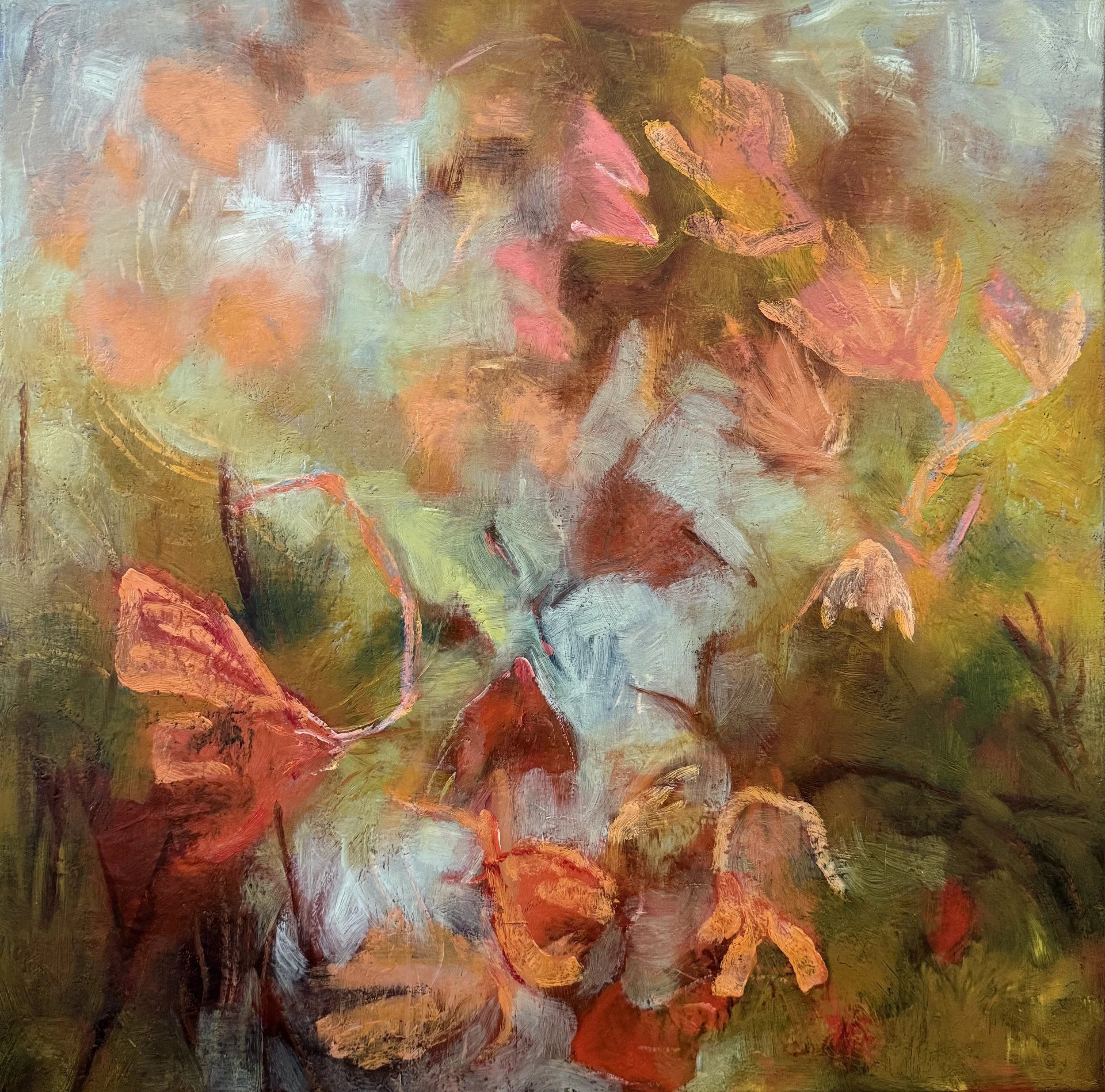 Monica Usher 'Miles to Go', 2026, oil on linen, 50 x 50cm (framed)