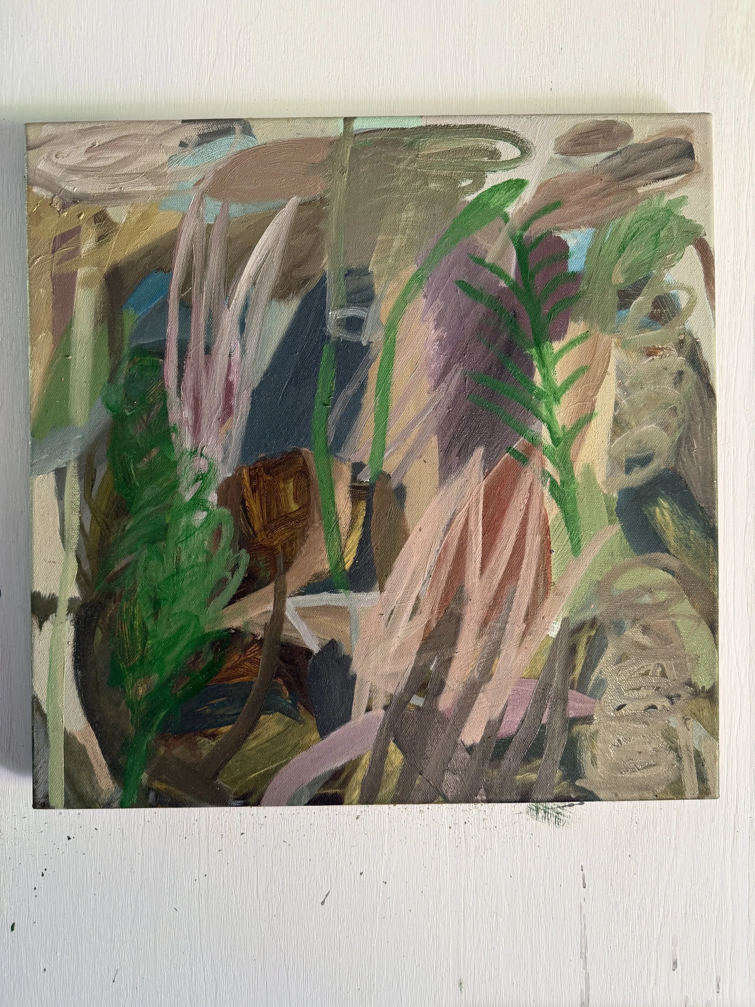 David Usher, 'Eden's Gate', 2026, oil on canvas, 50 x 50cm