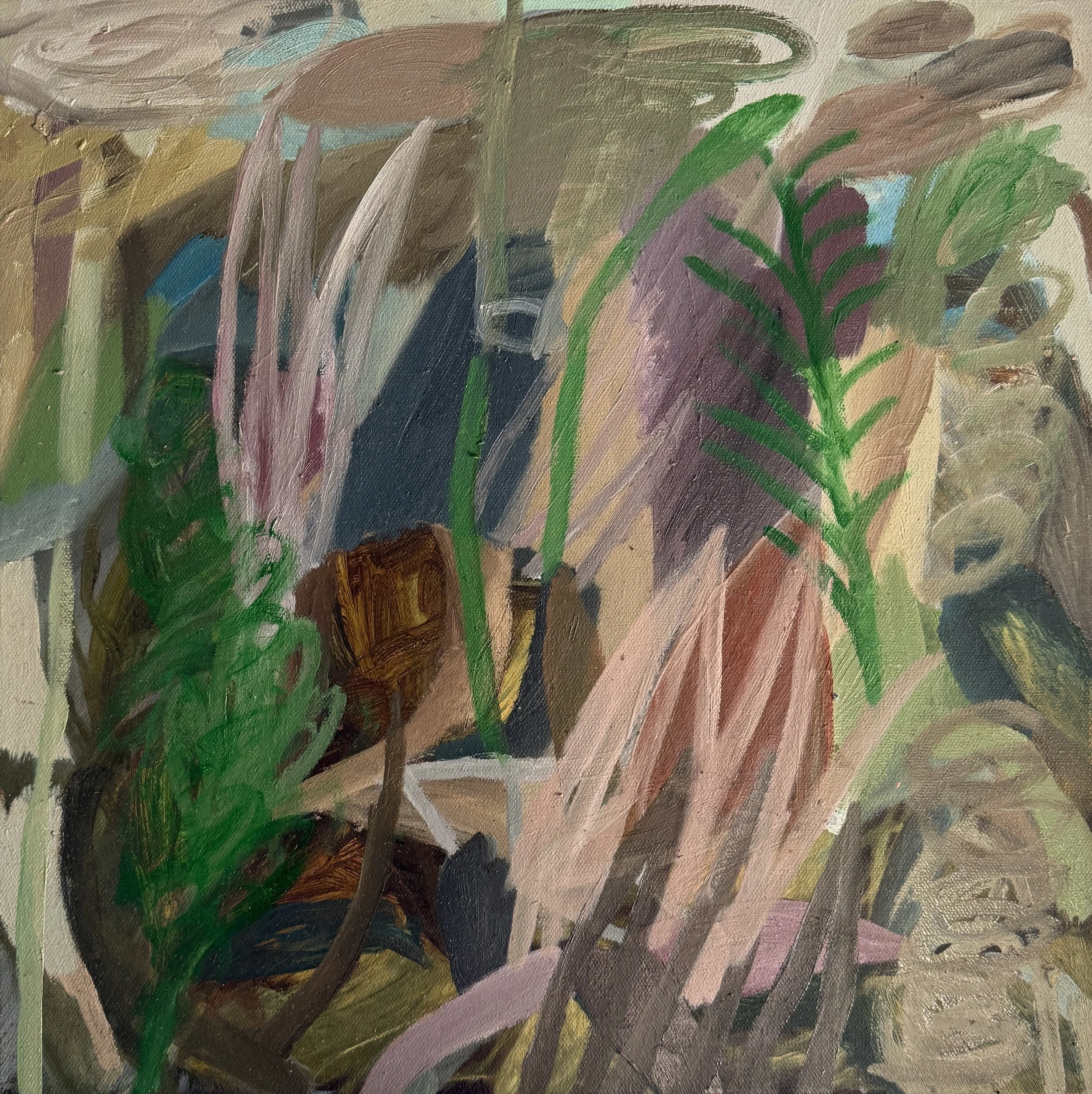 David Usher, 'Eden's Gate', 2026, oil on canvas, 50 x 50cm