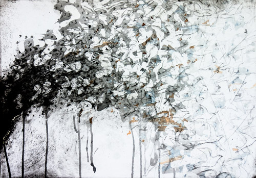 drypoint/monotype, 2015